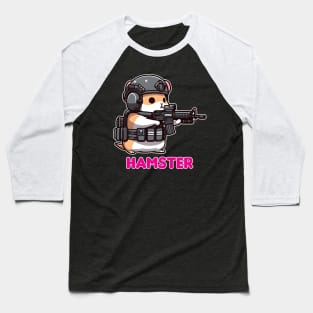 Tactical Hamster Baseball T-Shirt